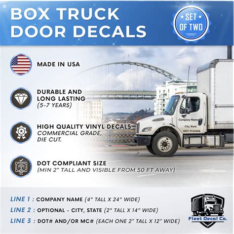 delta truck box metal decals|box truck signs and letters.